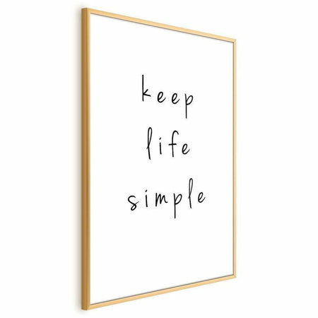Poster - Keep Life Simple