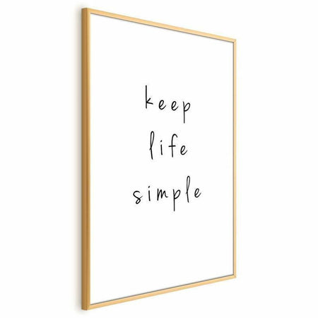 Poster - Keep Life Simple
