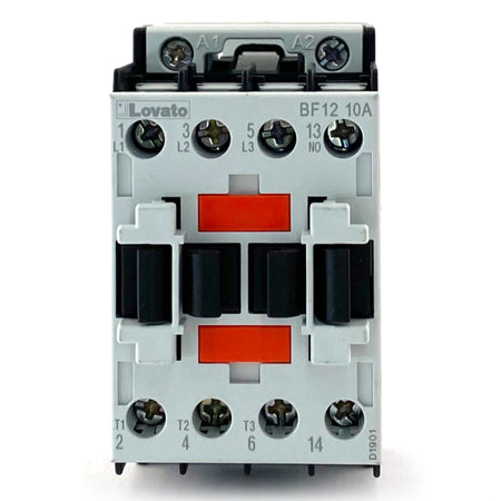 Contattore tripolare di potenza 12a 3P+no AC3 24vca Lovato