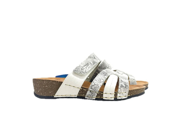 FLY FLOT Donna Ciabatta Aperta Capriana Bianco