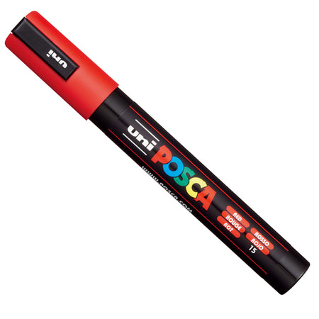 Marcatore Uni Posca Pc5M P.Media 1,8-2,5Mm Rosso Uni Mitsubishi