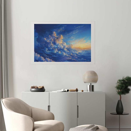 Poster - When the Sky Becomes Canvas: A Masterpiece of Nature in the Clouds