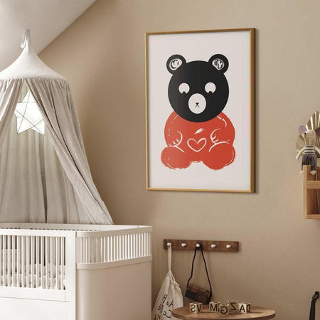 Poster - Thoughtful Bear