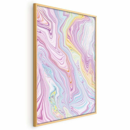 Poster - Colorful Dream - abstract shapes in pastel shades