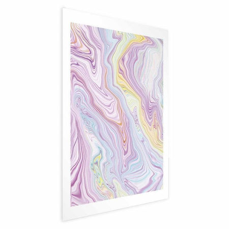 Poster - Colorful Dream - abstract shapes in pastel shades