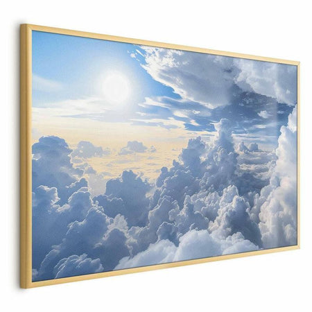 Poster - Symphony of Light: Sun and Clouds Playing Together on a Beautiful Sky