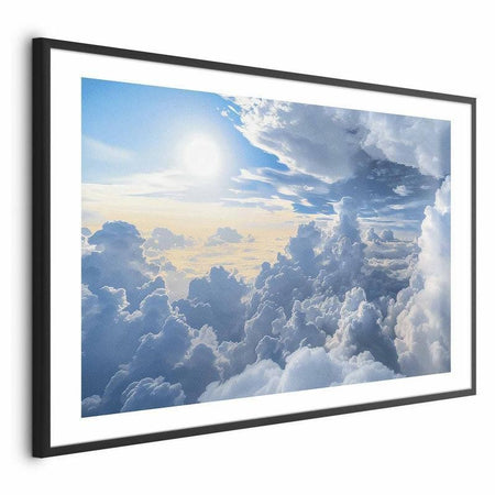 Poster - Symphony of Light: Sun and Clouds Playing Together on a Beautiful Sky
