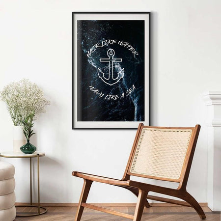 Poster - Hair Like Water, Wavy Like the Sea