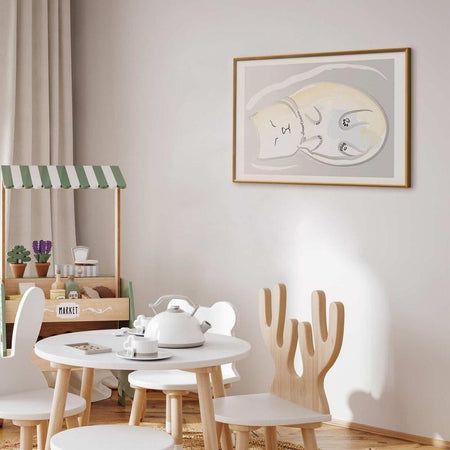 Poster - Sleeping Kitten