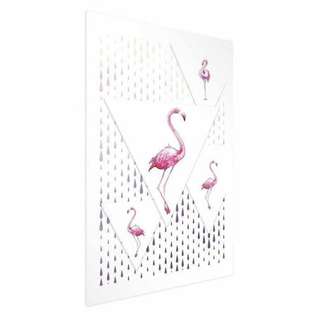 Poster - Flamingo Family