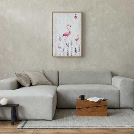Poster - Flamingo Family