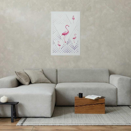 Poster - Flamingo Family