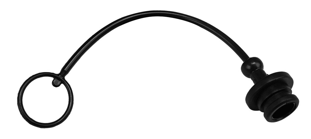 Tappo per innesto rapido nero femmina da M1/2"
