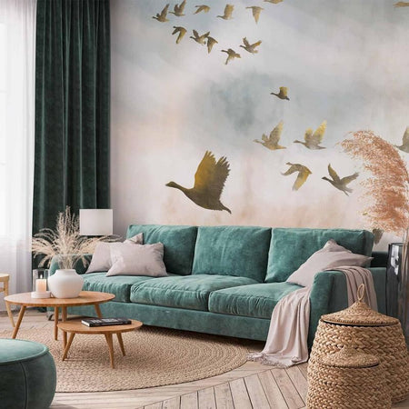 Fotomurale Golden Geese