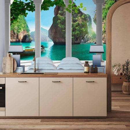 Fotomurale Sulla terrazza