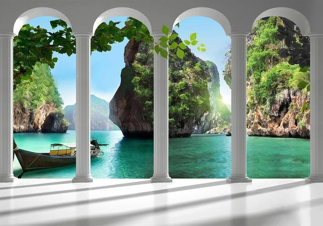 Fotomurale Sulla terrazza