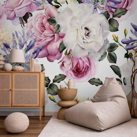 Carta da Parati Giardino Sentimentale Colorato