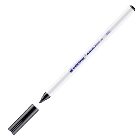 Marcatore Edding 4600 Nero P.Conica 1Mm Per Tessuto