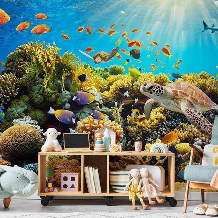 Fotomurale Terreni sott'acqua