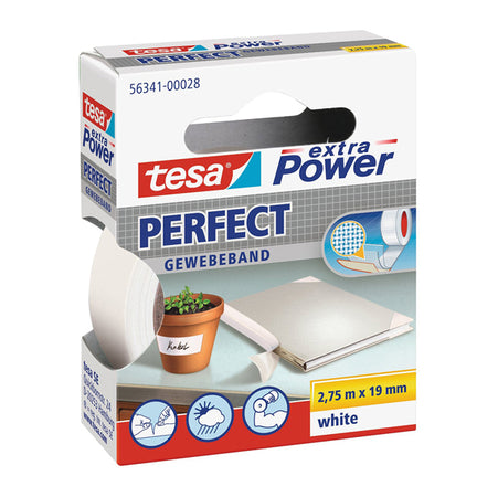 Nastro Adesivo Telato 19Mmx2,7Mt Bianco 56341 Xp Perfect