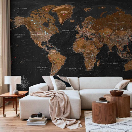 Fotomurale World: Stylish Map