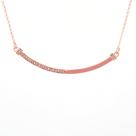 Versari - Collana Smile Laccata con Zirconi e smalto rosso
