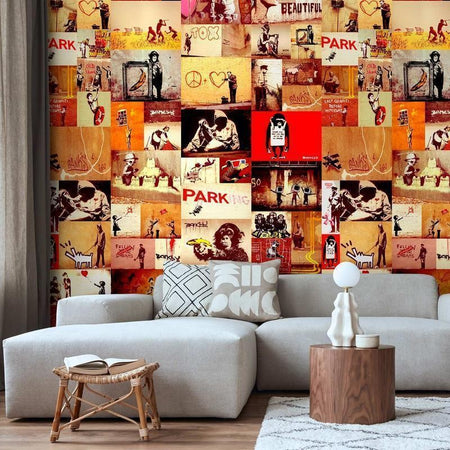 Fotomurale Collage Banksy