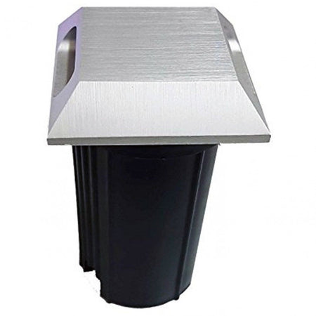 Faretto Led Segnapassi Da Incasso Pavimento Muro 3w 270lm 240v Ip65 Acciaio