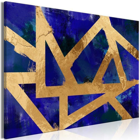 Quadro - Golden Geometry (1 Part) Wide