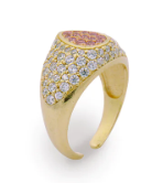 Rue des mille - ANELLO CHEVALIER DROP PAVÈ