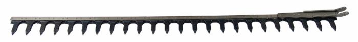 Dentiera 16 denti con testa tranciata lunghezza 2,35 mt adattabile a Gribaldi & Salvia 14801