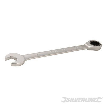 Chiavi a cricchetto combinata metrica a testa fissa, varie misure Silverline Silverline