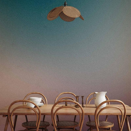 Carta da parati - Nostalgic Gradient - Gradient Composition in Subdued Colors