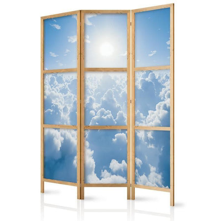 Paravento giapponese - Heavenly Calm: Warm Rays of the Sun