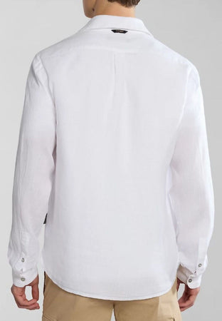 NAPAPIJRI CAMICIA G-LINEN LS da uomo