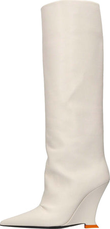 3JUIN-Stivali-Bianco-da-donna