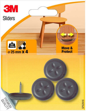 3M---4-PATTINI-PROTETTIVI-CLASSICI-CON-CHIODO-D.-25mm