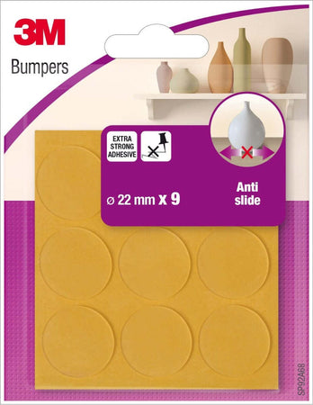 3M---9-PARACOLPI-PROTETTIVI-ANTI-SLITTAMENTO-FINI-D-22MM