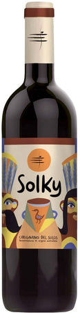 3x Bottiglie Vino Rosso Carignano Del Sulcis Doc Solky Vino Rosso 75cl 14% Vol Eural Sulcis Annata 2019