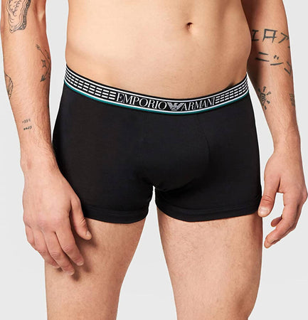 3x Boxer Uomo Emporio Armani 3 Paia in Morbida Maglia Antimicrobica E Anti Odore Tripack Boxer Tinta Unita Vita Bassa Moda/Uomo/Abbigliamento/Intimo/Boxer Euforia - Bronte, Commerciovirtuoso.it
