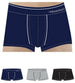 3x Primintimo Boxer Uomo Taglie Calibrate In Cotone Bielastico Con Elastico Esterno Con Logo Confezione Da 3 Paia