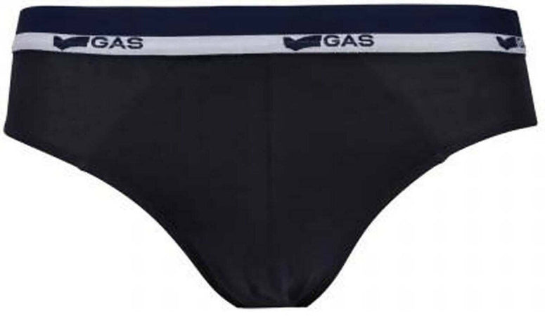 3x Slip Uomo Gas in Cotone Elasticizzato Con Logo in Vita Confezione Da 3 Paia Colori Assortiti