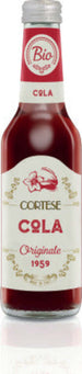 4 bottiglie di COLA Biologica 275ml ORIGINAL 1959 con estratti di noce di cola. L’inconfondibile colore scuro invece deriva dal caramello.
