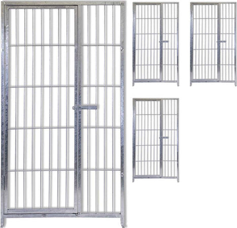 4 Pannelli di Recinzione con Porta Zincato Elettrolitico da 1xh1,80 Metri Fai da te/Prodotti per la costruzione/Materiali da costruzione/Pavimenti di legno e recinzioni/Materiali/Reti di acciaio zincato Ogomondo - Martina Franca, Commerciovirtuoso.it