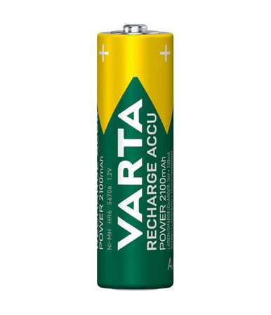 4 Pile Varta Stilo Batterie Aa Alkaline Ricaricabili 2100mah Nimh Hr6 1.2v Accu