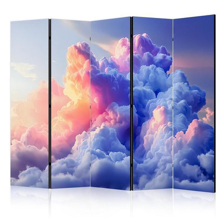 Paravento - Clouds Like Painted: Artistic Brushes of Dawn Painting the Sky