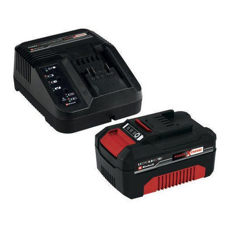 Caricabatterie einhell 4512042 power x change kit con batteria 18v 4,0