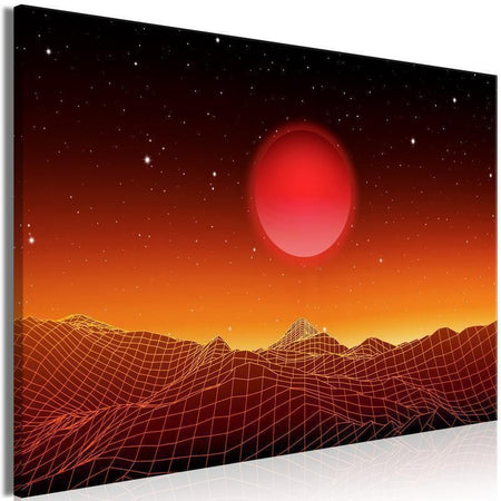 Quadro - Futuristic landscape (1 Part) Wide