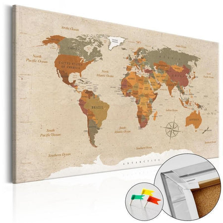 Quadro di sughero - Beige Chic