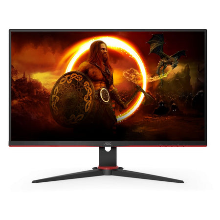Aoc g2 q27g2e/bk monitor pc 68,6 cm (27\") 2560 x 1440 pixel quad hd nero, rosso
